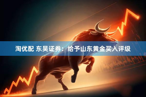 淘优配 东吴证券：给予山东黄金买入评级