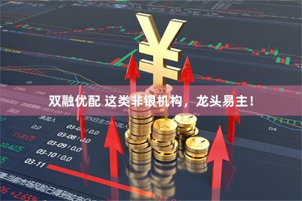 双融优配 这类非银机构，龙头易主！