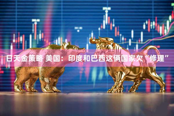 日天金策略 美国：印度和巴西这俩国家欠“修理”