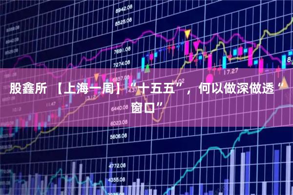 股鑫所 【上海一周】“十五五”，何以做深做透“窗口”