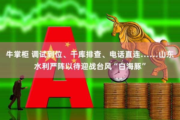 牛掌柜 调试到位、千库排查、电话直连……山东水利严阵以待迎战台风“白海豚”